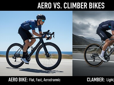 Bicicletas aero frente a bicicletas escaladoras