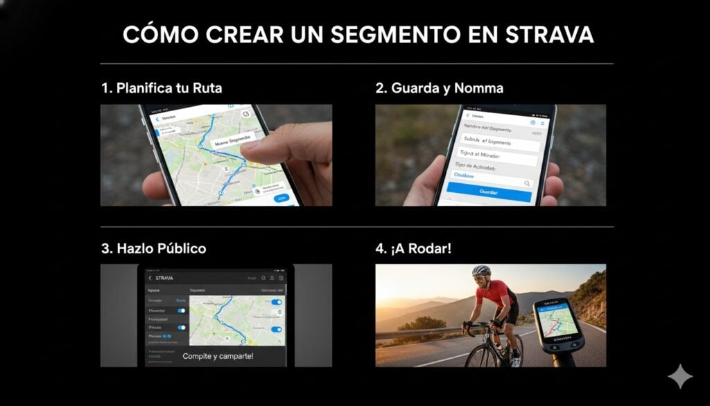 Cómo crear un segmento en Strava