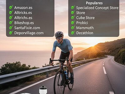 Dónde puedo comprar accesorios de ciclismo con envío rápido en España