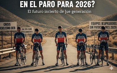 ciclistas profesionales españoles en el paro para 2026
