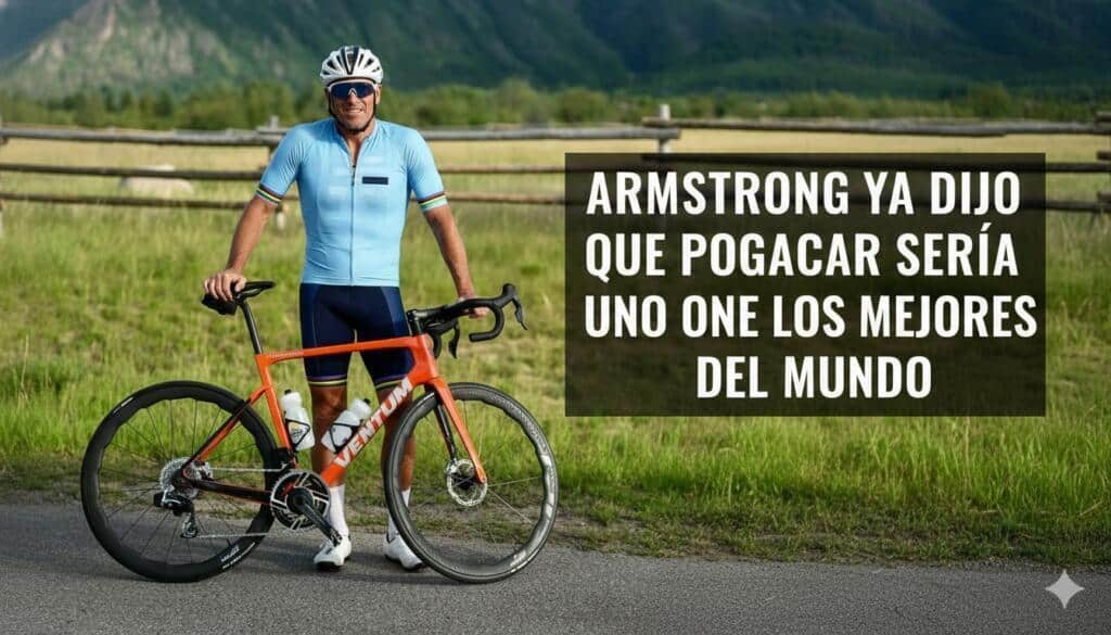 Armstrong ya dijo que Pogacar sería uno de los mejores del mundo