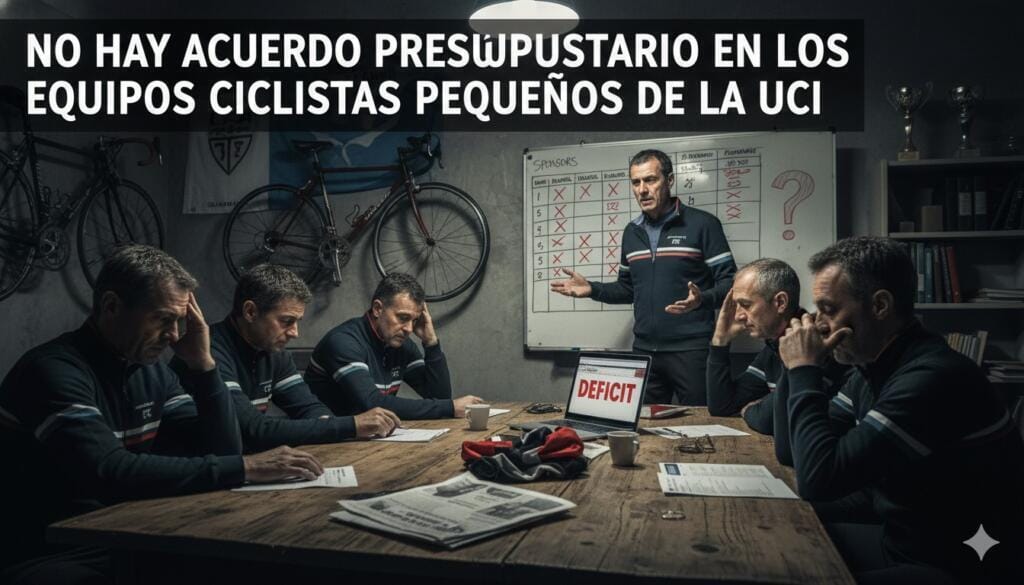 No hay acuerdo presupuestario en los equipos pequeños de la UCI