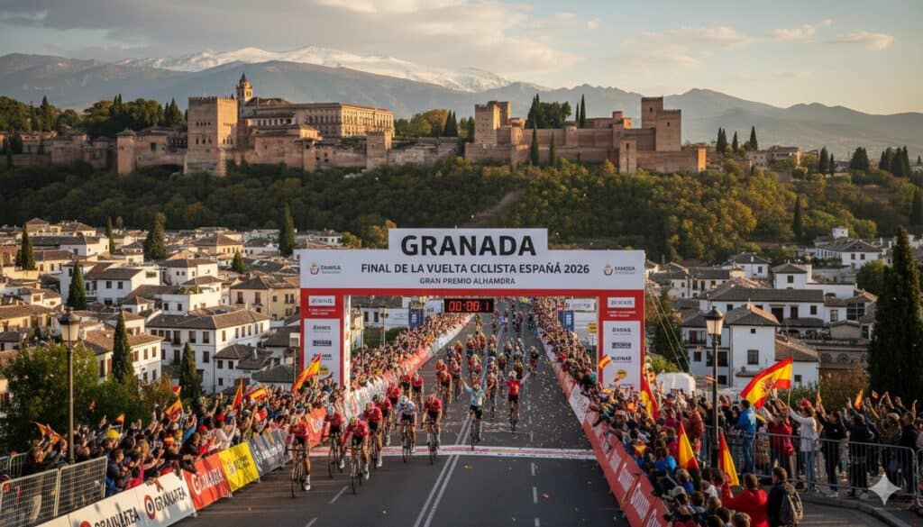 Granada será la final de la Vuelta España 2026