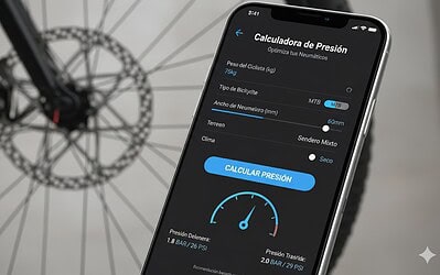 Calculadora de presiones para bicicletas
