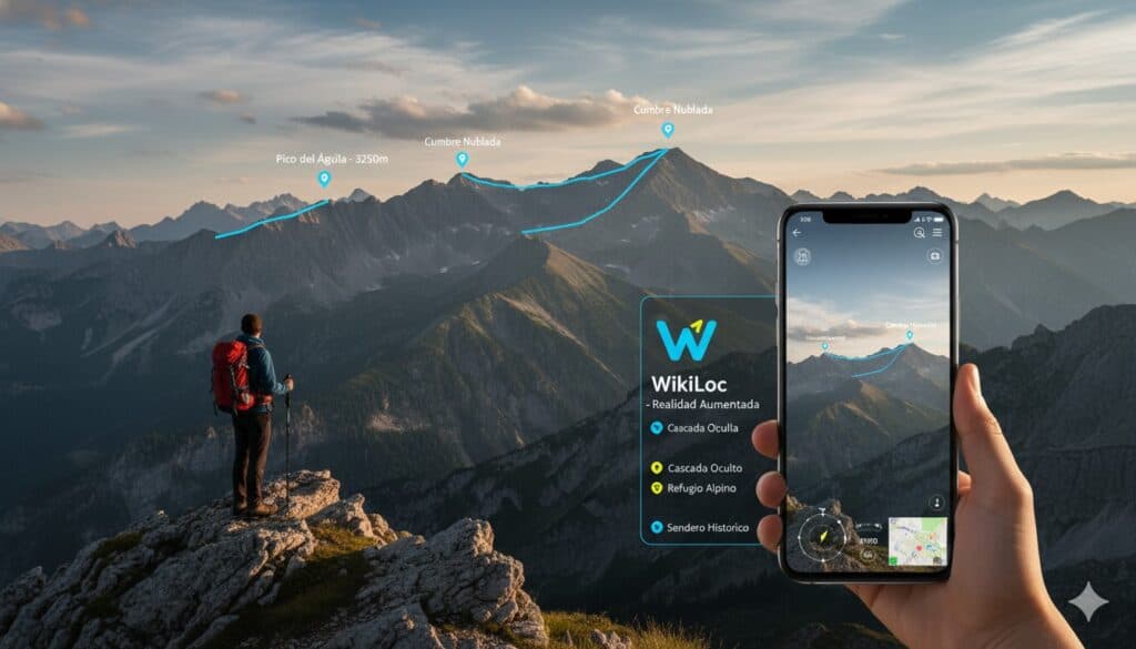 Cimas con realidad aumentada lo último de WikiLoc