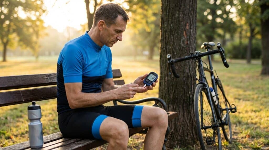 Tomar glucosa en ayunas si eres ciclista