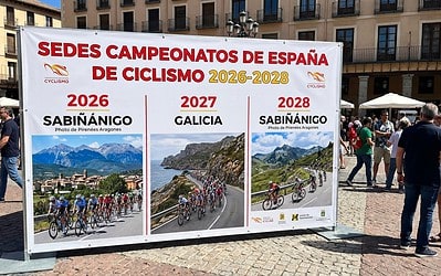 Sedes campeonatos de España de ciclismo 2026 al 2028