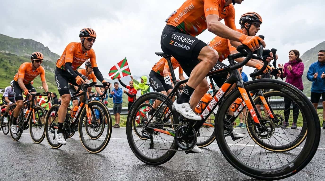 El equipo Euskaltel - Euskadi llevarán bicicletas chinas