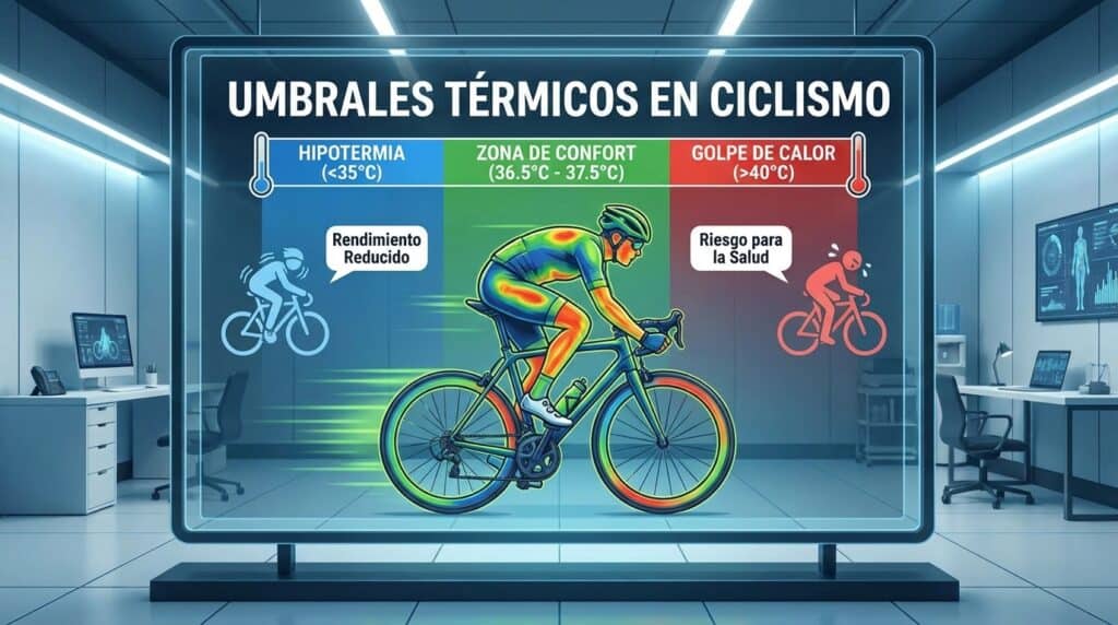 Umbrales térmicos en ciclismo