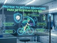Protege tu sistema inmunitario para no resfriarte en bici