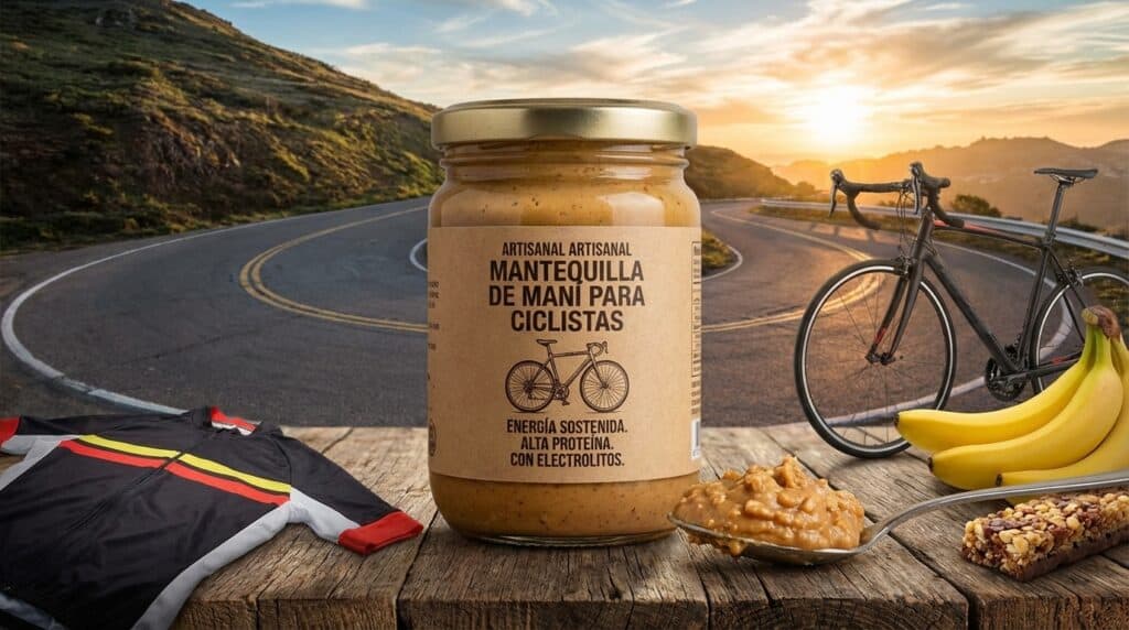 Mantequilla de mani para ciclistas