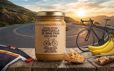 Mantequilla de mani para ciclistas