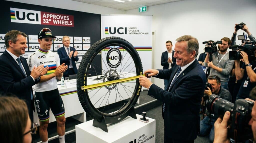 La UCI aprueba las ruedas de 32"