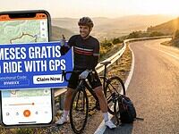 3 meses gratis con RIDE WITH GPS