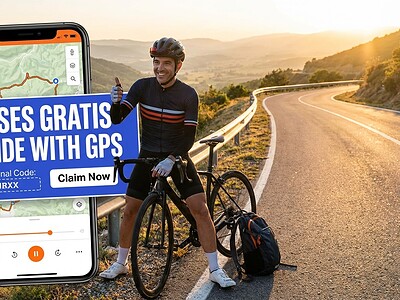 3 meses gratis con RIDE WITH GPS