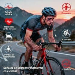 Detectar el sobreentrenamiento cuando eres ciclista