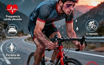 Detectar el sobreentrenamiento cuando eres ciclista