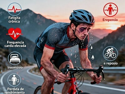 Detectar el sobreentrenamiento cuando eres ciclista