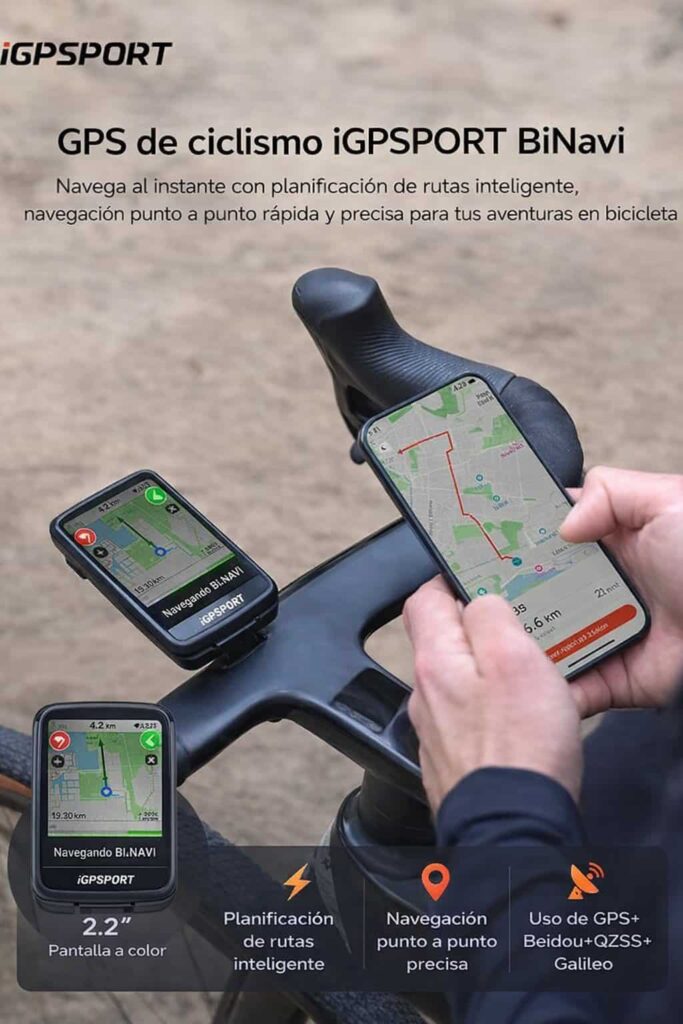 GPS iGPSPORT BiNavi: Análisis Completo del Ciclocomputador