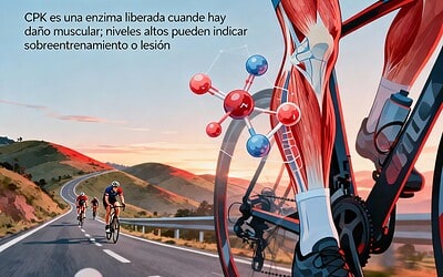 ¿Qué es la CPK? La enzima que preocupa a los ciclistas