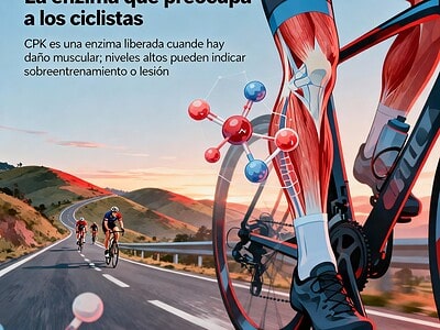 ¿Qué es la CPK? La enzima que preocupa a los ciclistas