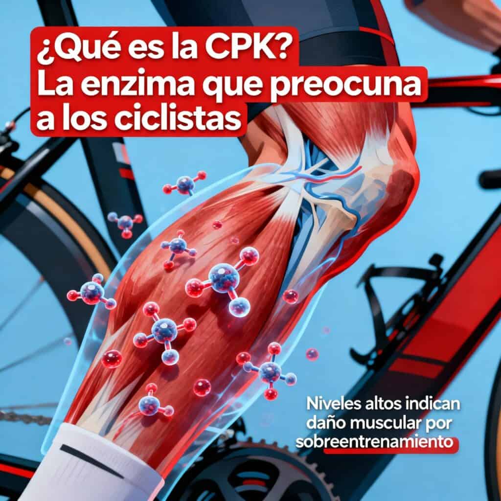 ¿Qué es la CPK? La enzima que preocupa a los ciclistas
