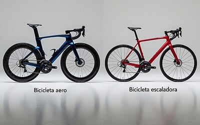 Bicicletas aero frente a bicicletas escaladoras