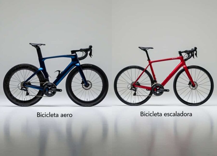 Bicicletas aero frente a bicicletas escaladoras