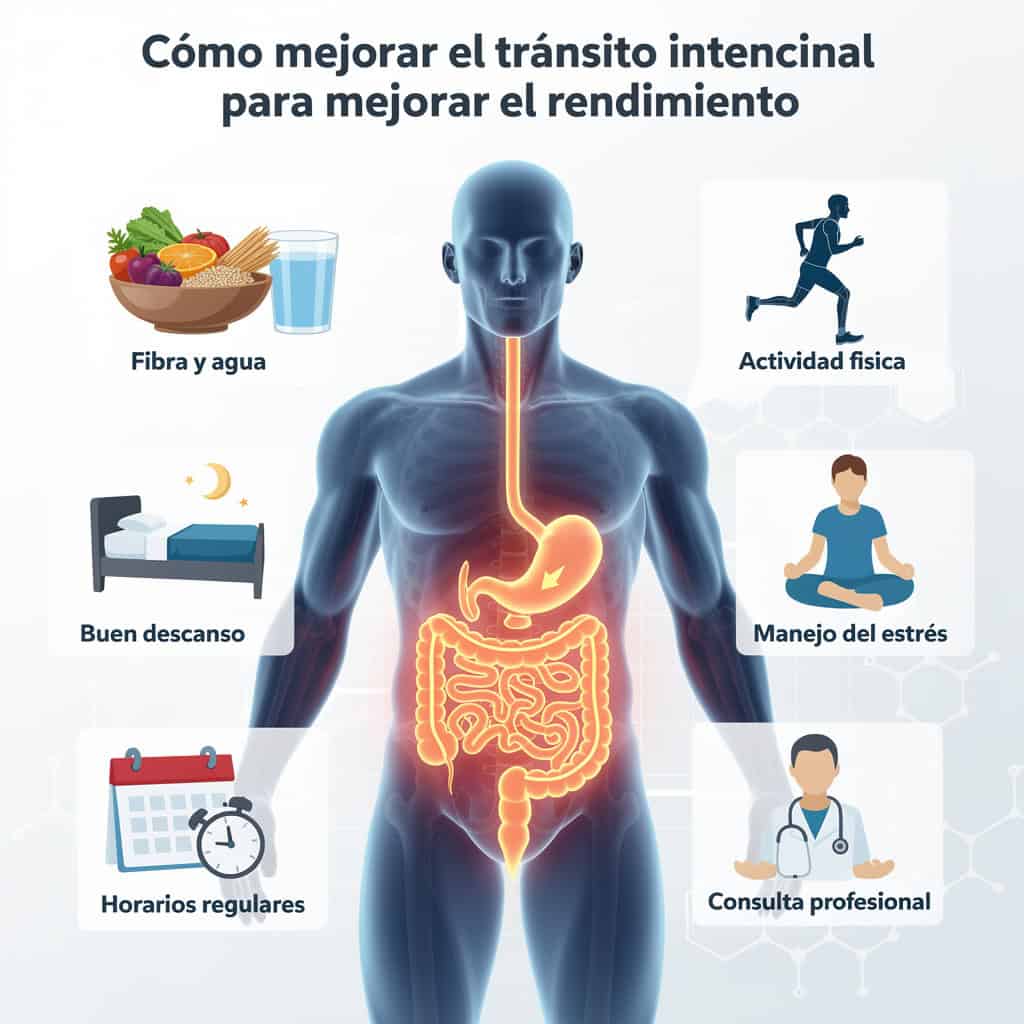 Cómo mejorar el tránsito intestinal para mejorar el rendimiento