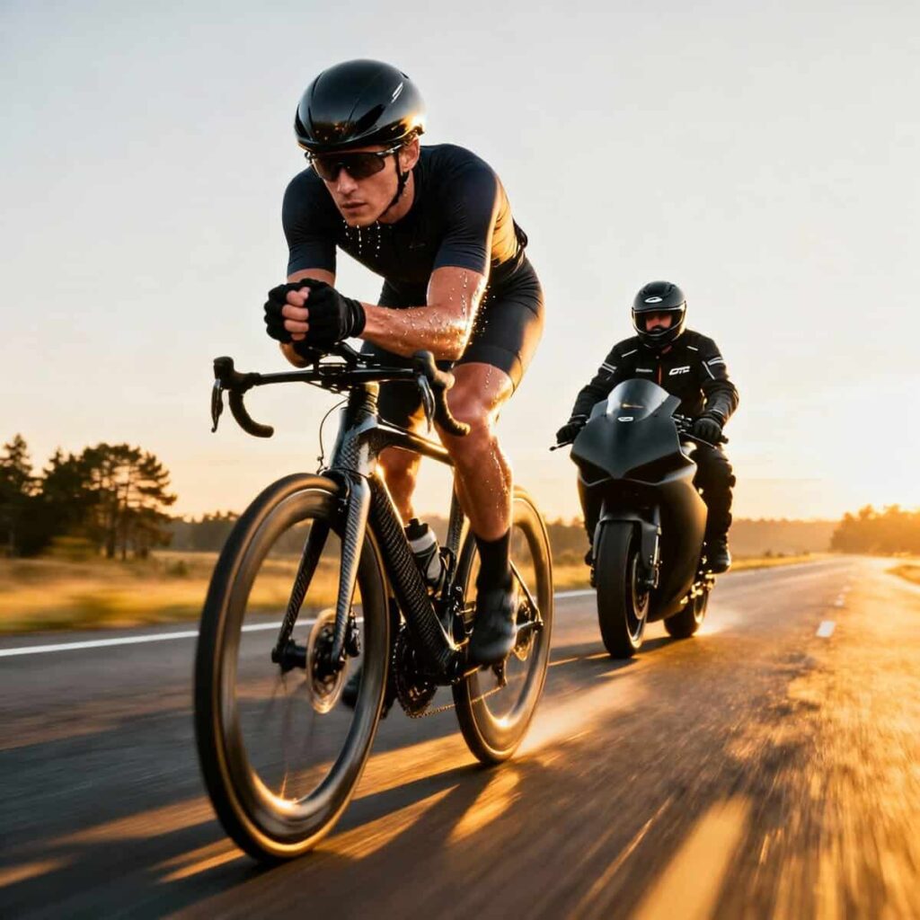 Entrenar tras moto si eres ciclista