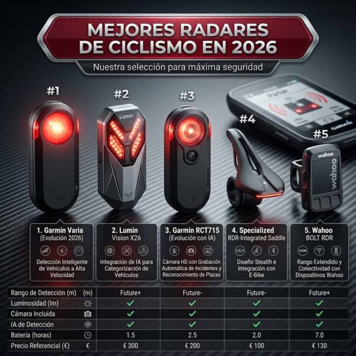 Mejores Radares de Ciclismo en 2026