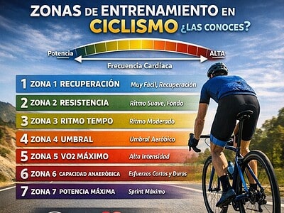 Zonas de entrenamiento en ciclismo
