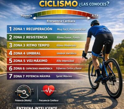 Zonas de entrenamiento en ciclismo