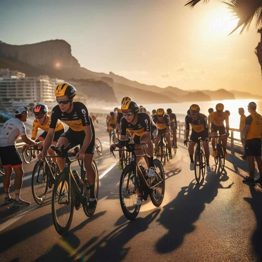 Benidorm helados y ciclistas