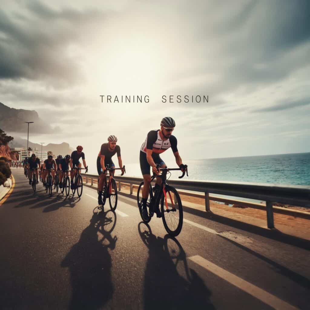 Benidorm helados y ciclistas