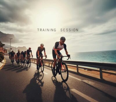 Benidorm helados y ciclistas