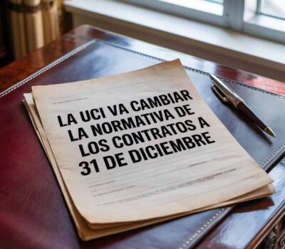 La UCI va a cambiar la normativa de los contratos a 31 de diciembre