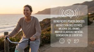 Los beneficios psicológicos de montar en bicicleta