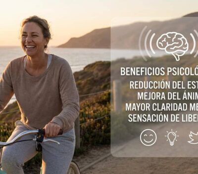 Los beneficios psicológicos de montar en bicicleta