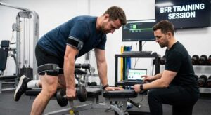 Entrenamiento BFR restricción de flujo sanguíneo