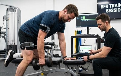 Entrenamiento BFR restricción de flujo sanguíneo