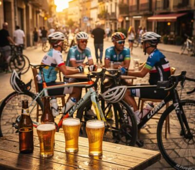 Cerveza y ciclismo porque no es aconsejable