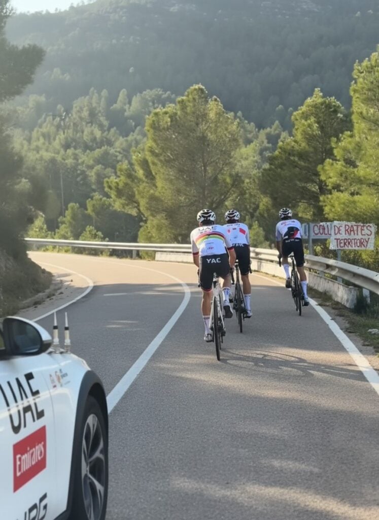 Coll de Rates territoria Pogacar