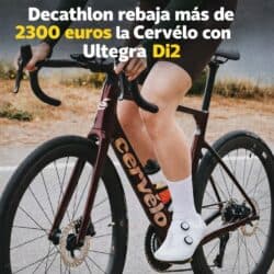 Decathlon rebaja más de 2300 euros la Cervélo con Ultegra Di2
