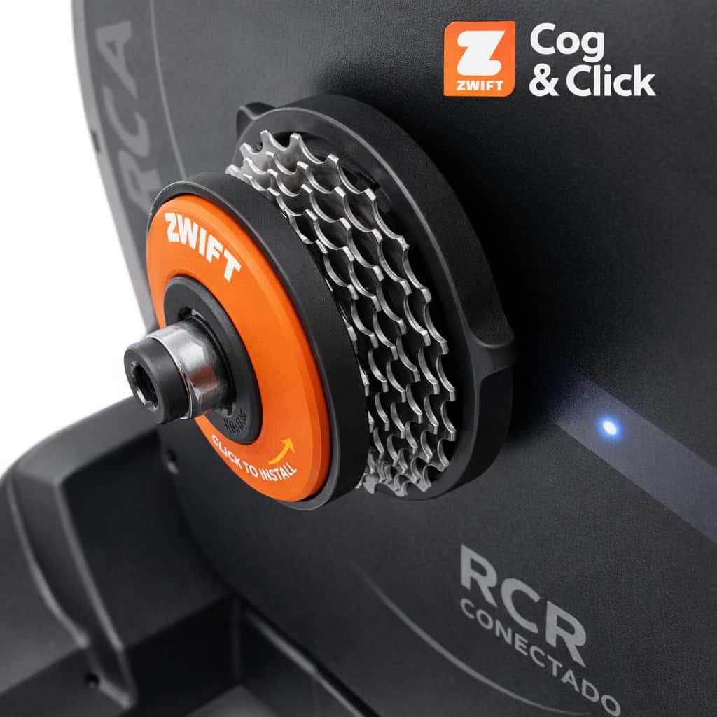 Rodillo Entrenamiento RCR Conectado + Zwift Cog & Click