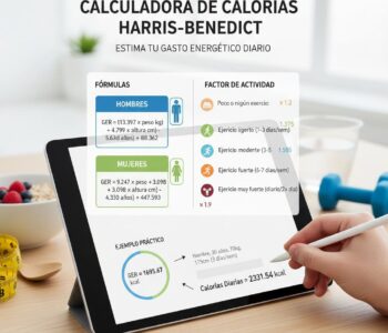 Calculadora de calorías Harris Benedict
