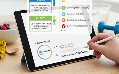 Calculadora de calorías Harris Benedict