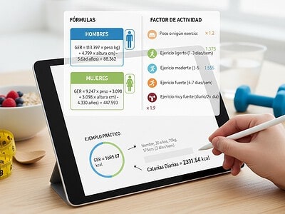 Calculadora de calorías Harris Benedict