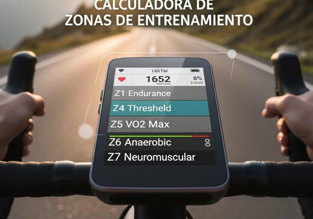 Calculadora de zonas de entrenamiento