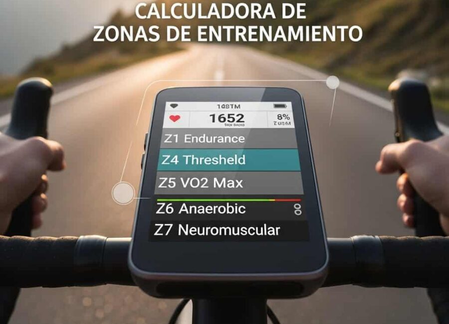 Calculadora de zonas de entrenamiento